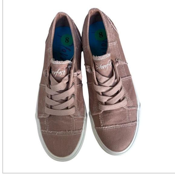Blowfish Women's Dusty Rose Canvas Sneakers - Picture 1 of 9